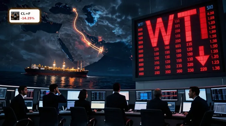 WTI Ölkrise -14,2%: Wie die Waffenruhe den Öl-Crash auslöste