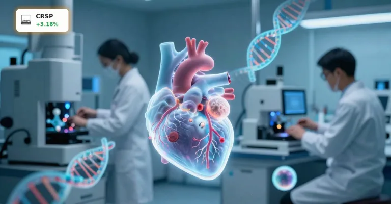 CRISPR Therapeutics Pipeline +3,2%: Einmaltherapie als Kardiologie-Chance