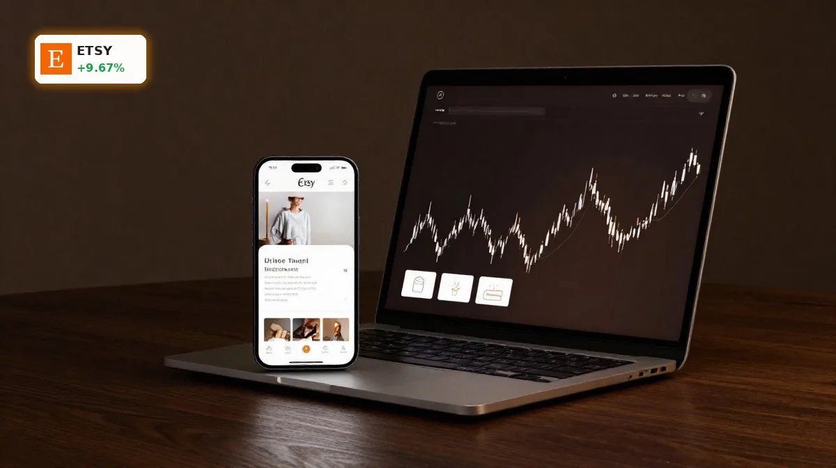 Etsy Quartal im Fokus mit App und Desktop-Marktplatz nach Kurssprung