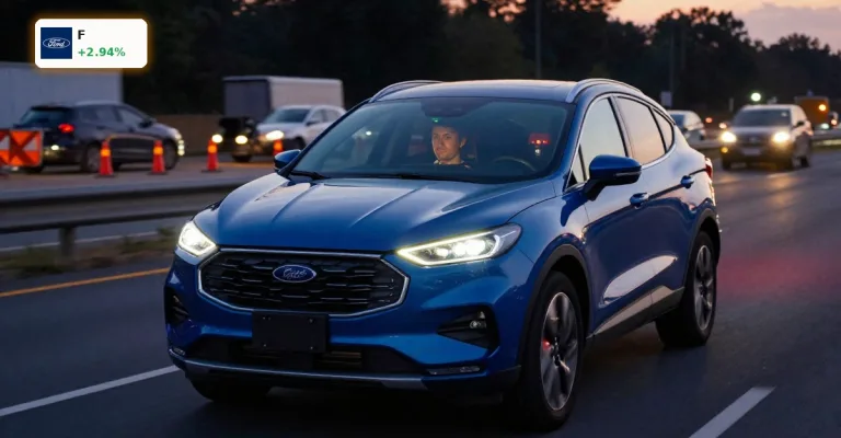 Ford BlueCruise Untersuchung: Aktie +2,9% trotz Sicherheits-Schock