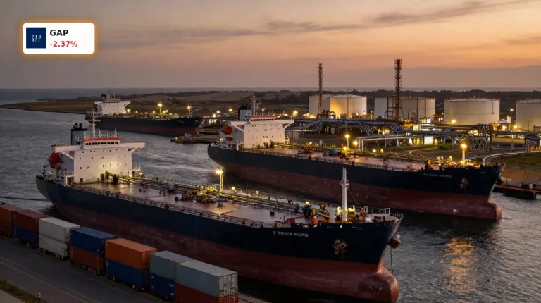 The Gap Ölmarkt -2,4%: Wie der Öl-Schock GAP trifft