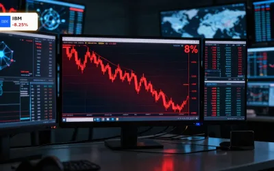 IBM Quartalszahlen -8,3%: Warum der KI-Kurs ins Wanken gerät