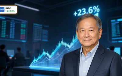 Intel Quartal +23,6%: KI-Rallye, Rekordhoch und Bewertungs-Schock
