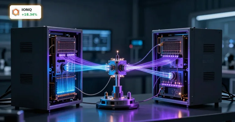 IonQ Quantum-Netzwerk +18,3%: DARPA-Förderung und Remote-Link
