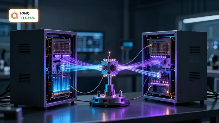 IonQ Quantum-Netzwerk +18,3%: DARPA-Förderung und Remote-Link
