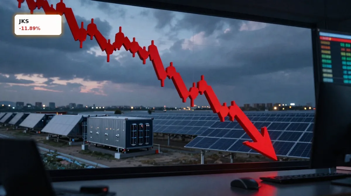 JinkoSolar Quartal -11,9%: Verlust-Schock und Hoffnung auf Speicherboom