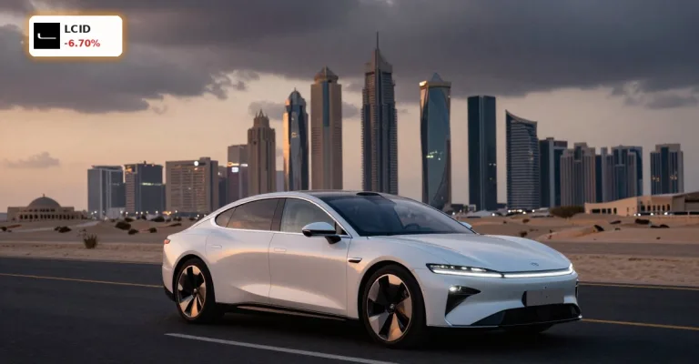 Lucid Group Investition -6,7%: Crash-Warnung trotz Saudi-Rückhalt
