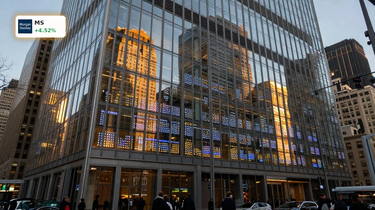 Morgan Stanley Quartal +32%: Rekord-Boom bei Handel und Vermögen