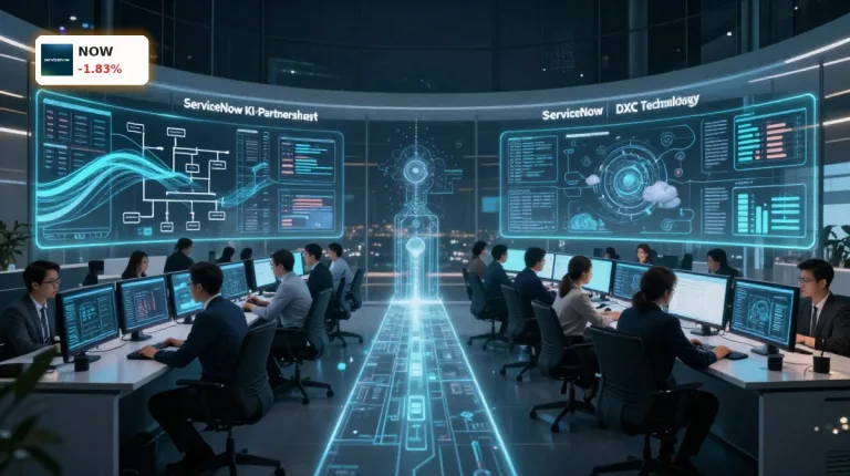 ServiceNow KI-Partnerschaft -1,8%: DXC-Deal als KI-Chance?