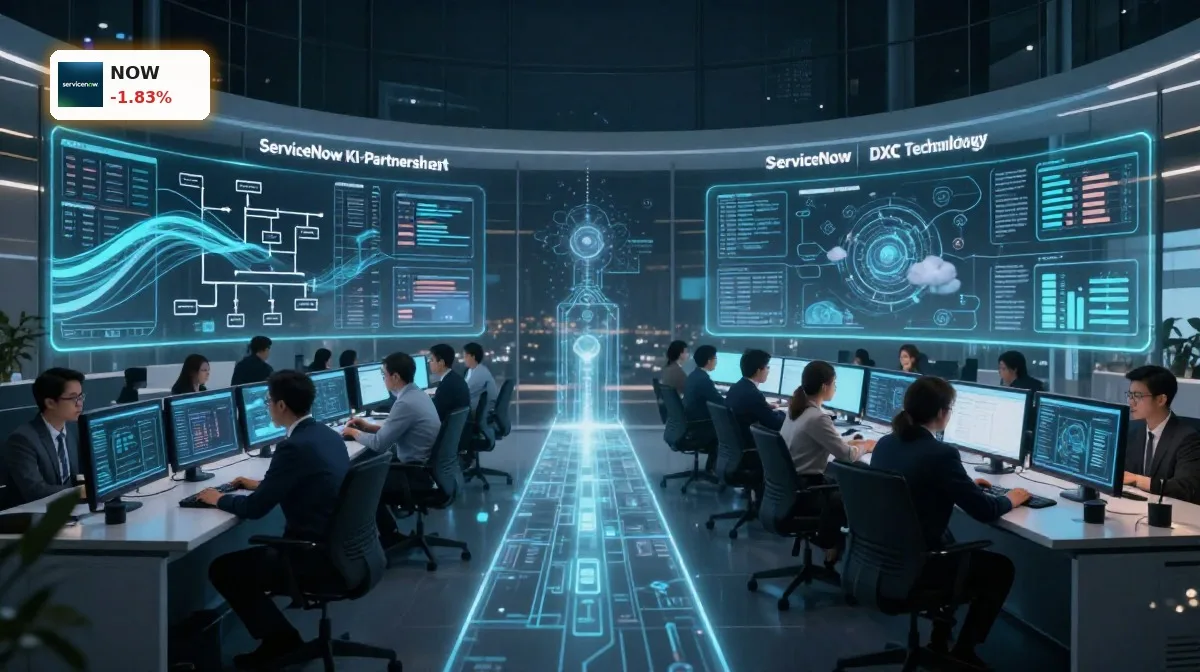 ServiceNow KI-Partnerschaft -1,8%: DXC-Deal als KI-Chance?