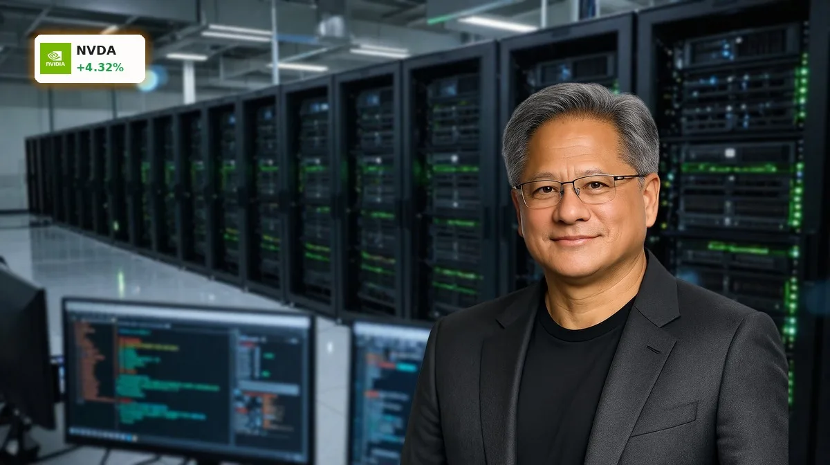 NVIDIA Rekord: Aktie steigt +4,3% dank KI-Boom und Datacenter-Power