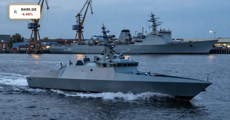 Rheinmetall Wasserdrohnen -4,7%: Marine-Boom trotz Kursdelle?