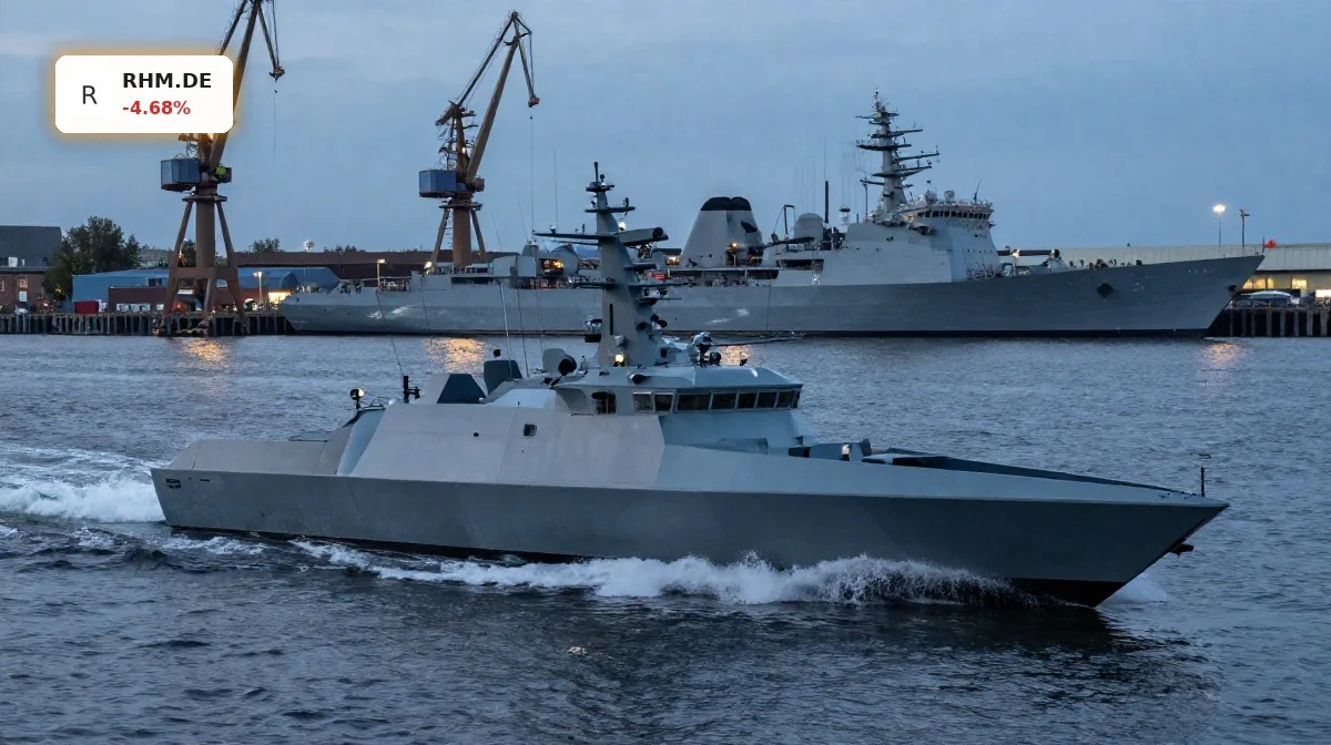 Rheinmetall Wasserdrohnen -4,7%: Marine-Boom trotz Kursdelle?