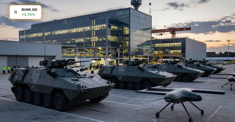 Rheinmetall Auftragslage: 64 Mrd. Boom und +1,7% Kurs-Chance