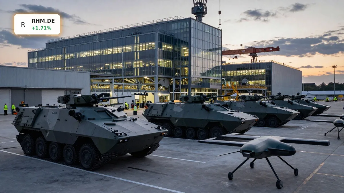 Rheinmetall Auftragslage: 64 Mrd. Boom und +1,7% Kurs-Chance
