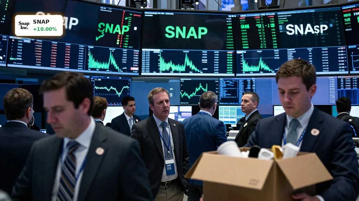 Snap Restrukturierung +8,7%: KI-Offensive und harter Sparkurs