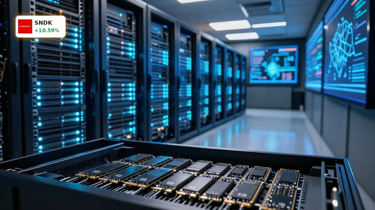 SanDisk NASDAQ-100 +10,6%: AI-NAND-Boom und Index-Rallye