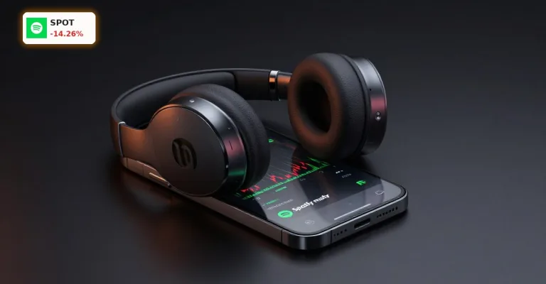 Spotify Quartal -14,3%: Rekordzahlen, aber Ausblick-Schock an der Börse