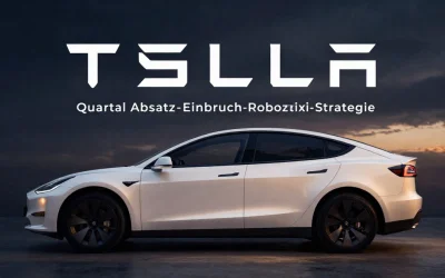 Tesla Quartal mit -4%: Absatz-Einbruch erzwingt Robotaxi-Schwenk