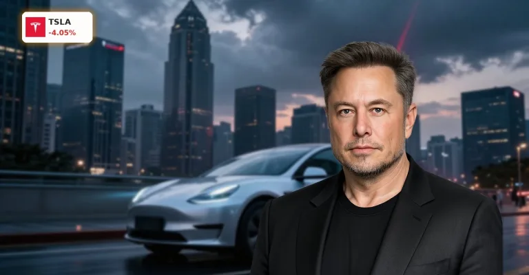 Tesla Prognose: -4% Crash, harte JPMorgan-Warnung und ARK-Chance