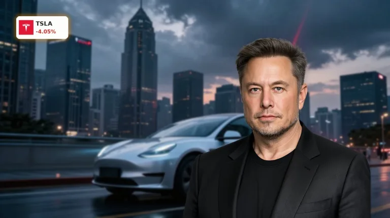 Tesla Prognose: -4% Crash, harte JPMorgan-Warnung und ARK-Chance