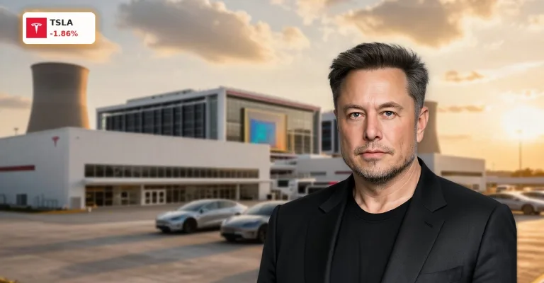 Tesla Terafab: -1,9% Crash-Chance im neuen KI-Musk-Kosmos