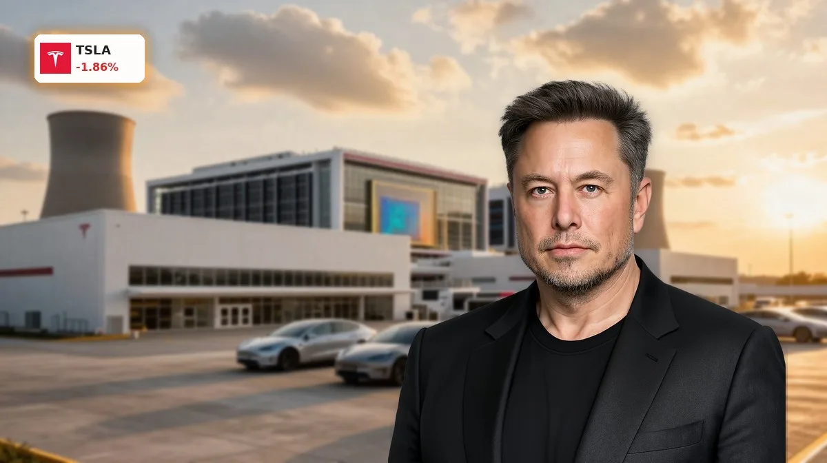 Tesla Terafab: -1,9% Crash-Chance im neuen KI-Musk-Kosmos