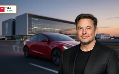 Tesla Prognose +7,4%: Rallye-Chance, UBS-Upgrade und Terafab-Risiko