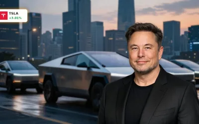 Tesla Robotaxi +3%: AI5-Chip, Cybercab und Q1-Rallye-Chance