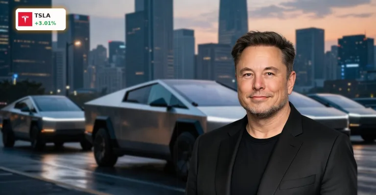 Tesla Robotaxi +3%: AI5-Chip, Cybercab und Q1-Rallye-Chance
