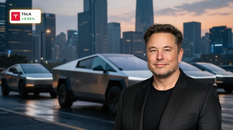 Tesla Robotaxi +3%: AI5-Chip, Cybercab und Q1-Rallye-Chance