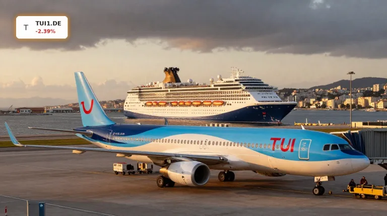 TUI Prognose -2,4%: Warnung nach Iran-Schock und gesenktem Ausblick