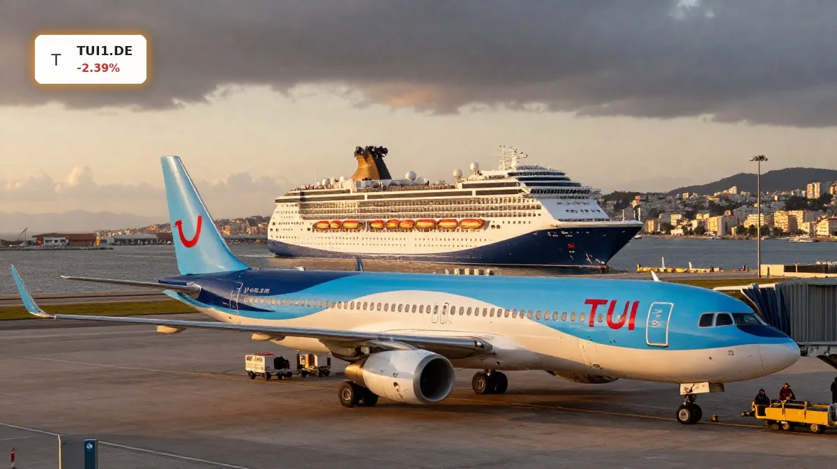 TUI Prognose -2,4%: Warnung nach Iran-Schock und gesenktem Ausblick