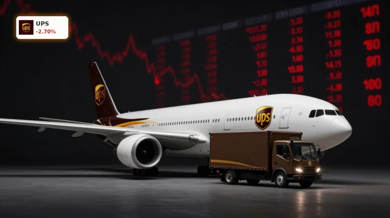 UPS Quartalszahlen: -2,7% Einbruch, aber Management setzt auf Chance