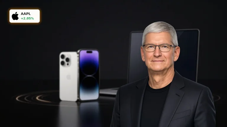 Apple CEO-Wechsel +2,1%: Chance auf neue KI- und Hardware-Rekorde