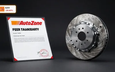 AutoZone Quartal -10,6%: Gewinn über Erwartungen, Aktie im Crash