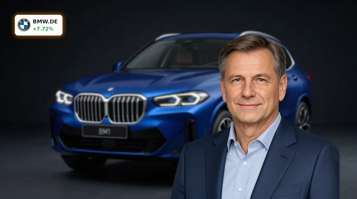 BMW Quartalszahlen im Fokus mit premium Elektro-SUV als Symbol für Margen, Gewinn und E-Auto-Wachstum
