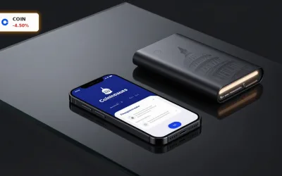 Coinbase Regulierungsschub: -4,5% Einbruch und politische Chance