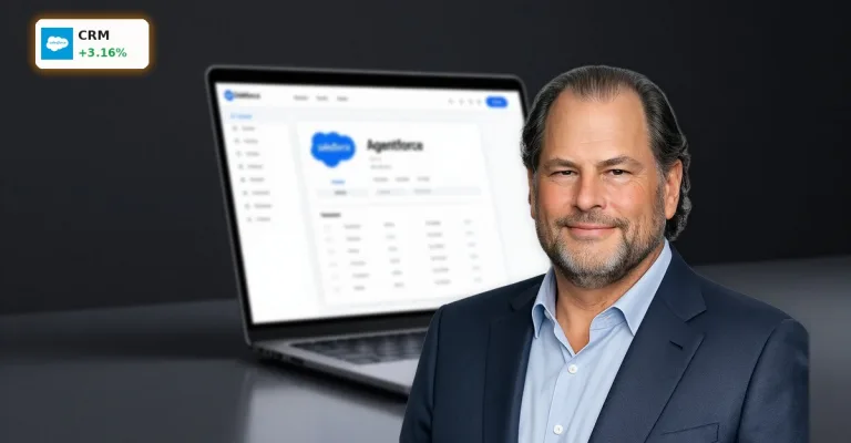Salesforce Prognose +3,2%: KI-Chance trotz Bank-Warnung