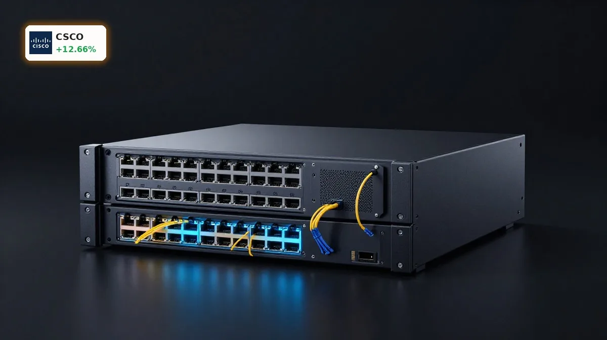 Cisco Quartalszahlen +12,7%: Wie der KI-Boom die Aktie antreibt 4 Cisco Quartalszahlen im Fokus mit KI-Netzwerkhardware und Rechenzentrumsinfrastruktur