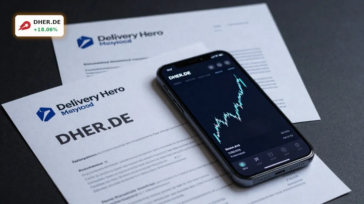 Delivery Hero Beteiligungsverkauf treibt Aktie nach Prosus-Deal mit Aspex zweistellig nach oben