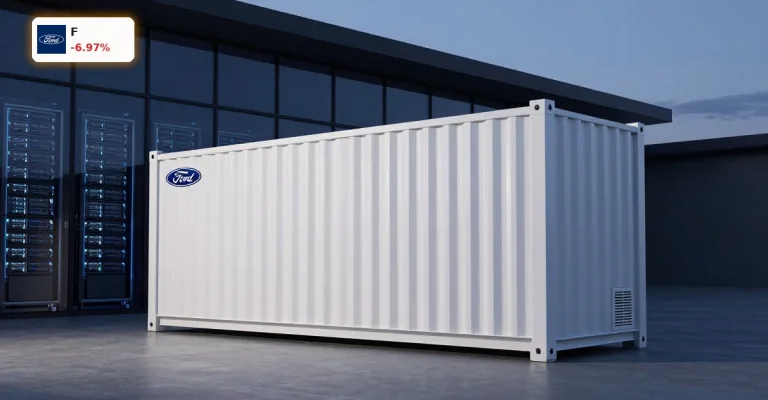 Ford Energiespeicher -7%: Neue KI-Boom-Chance trotz Kurseinbruch