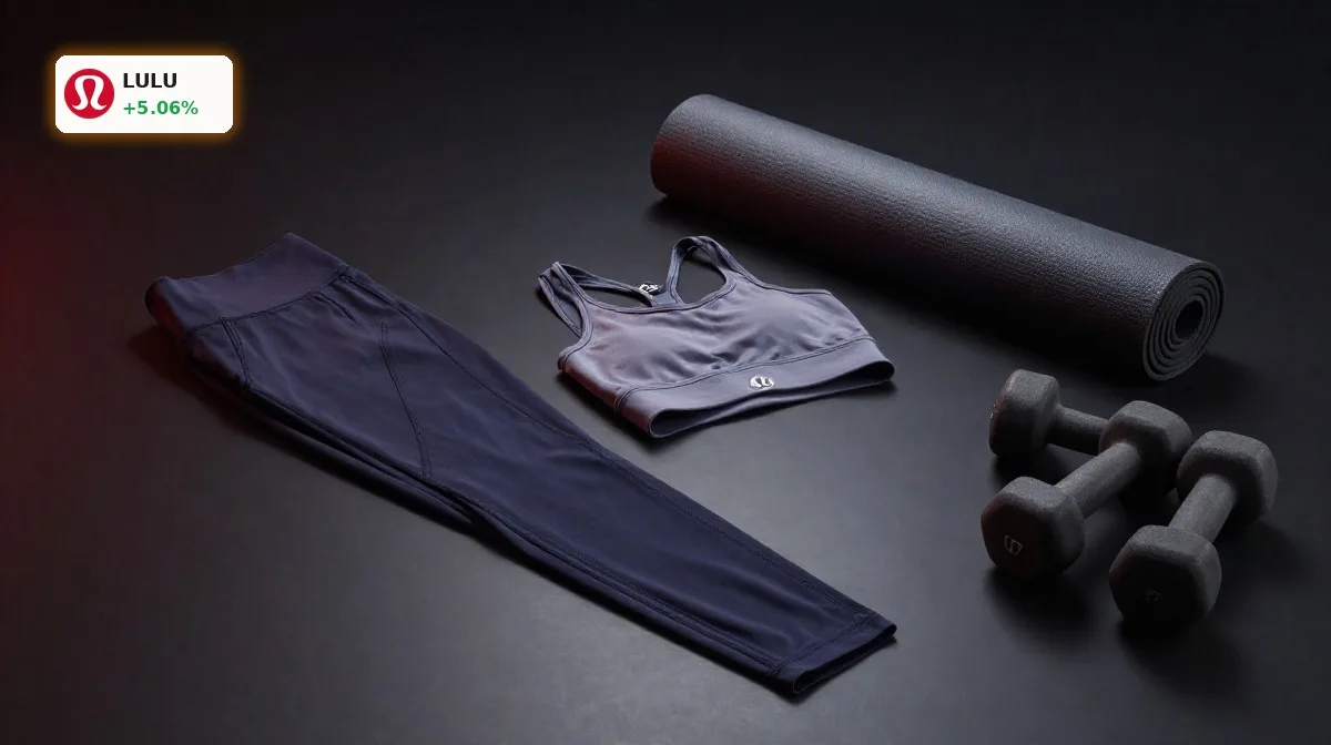 Lululemon Proxy-Streit +5,1%: Einigung, Boom und CEO-Wechsel 1 Lululemon Proxy-Streit als Chance: edle Sportbekleidung vor dunklem Hintergrund symbolisiert Governance-Wandel