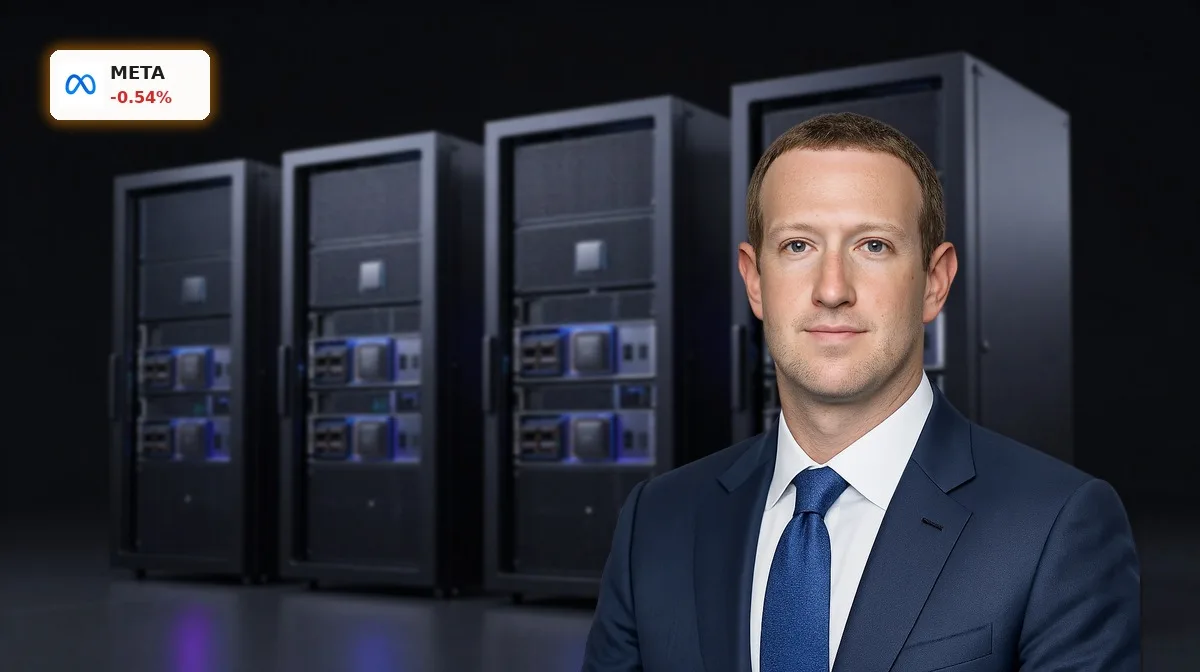 Meta KI-Investitionen: Milliardenboom trotz Börsen-Skepsis 4 Hochmoderne Server- und Chip-Infrastruktur als Symbol für Meta KI-Investitionen im Milliardenbereich