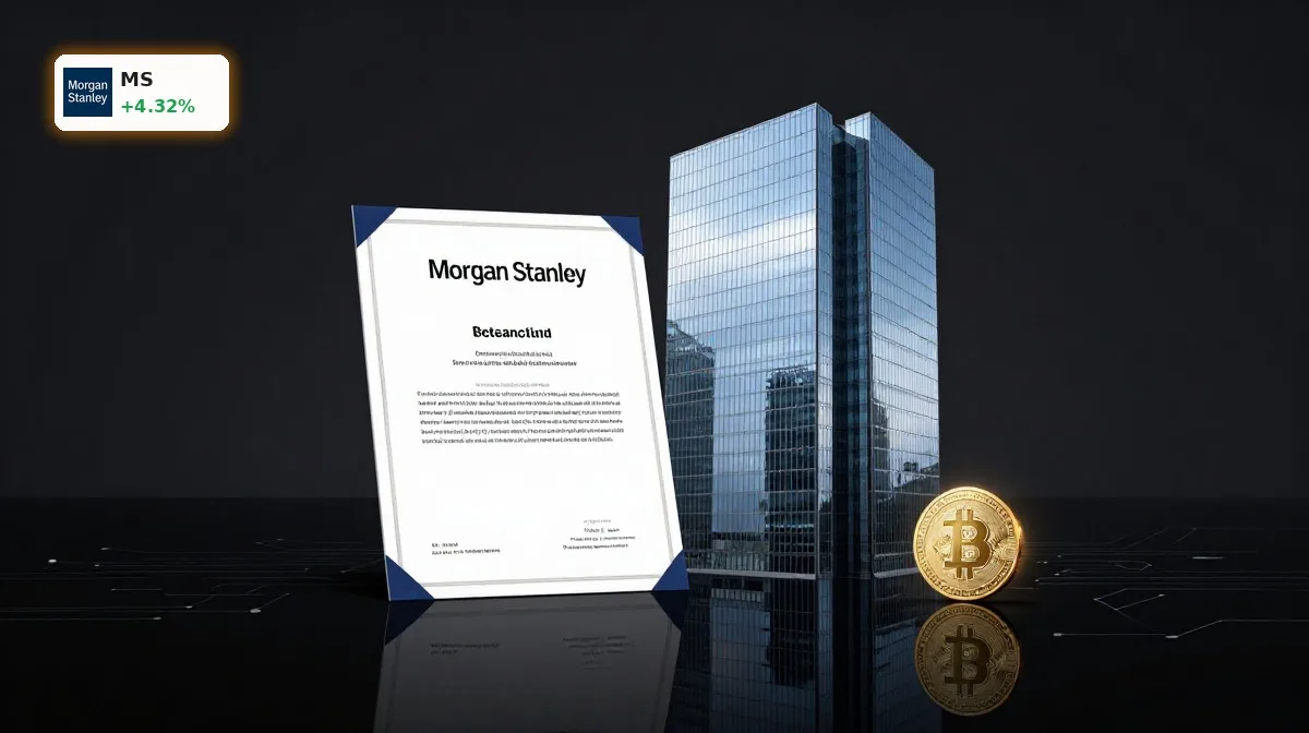 Morgan Stanley IPO +4,3%: Wie KI- und Krypto-Boom die Aktie treiben 4 Morgan Stanley IPO Fokus mit KI- und Krypto-Boom rund um OpenAI, SpaceX und neue ETF-Produkte