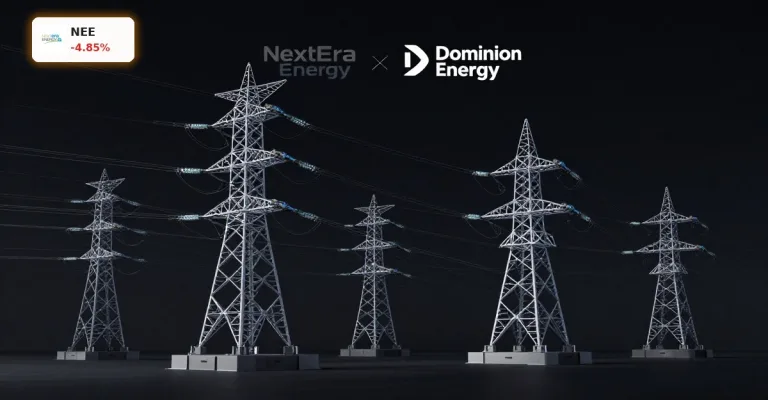 NextEra Energy Übernahme -4,9%: Mega-Deal mit 67 Mrd. Dollar