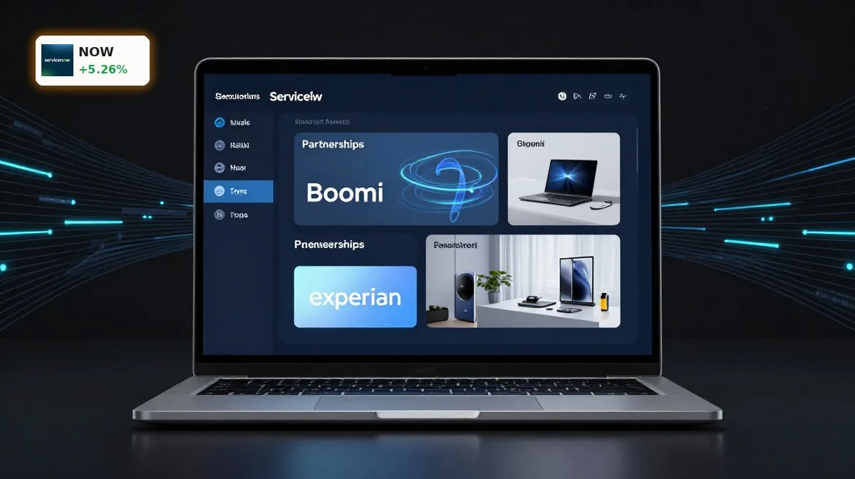 ServiceNow KI-Partnerschaften mit Boomi und Experian als digitale Plattform mit Datenströmen