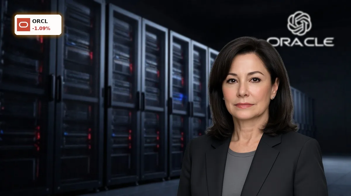 Oracle OpenAI mit 50-Mrd.-Offensive: Boom-Chance oder Klumpenrisiko? 4 Futuristisches Rechenzentrum symbolisiert Oracle OpenAI Capex-Offensive und KI-Infrastrukturwette
