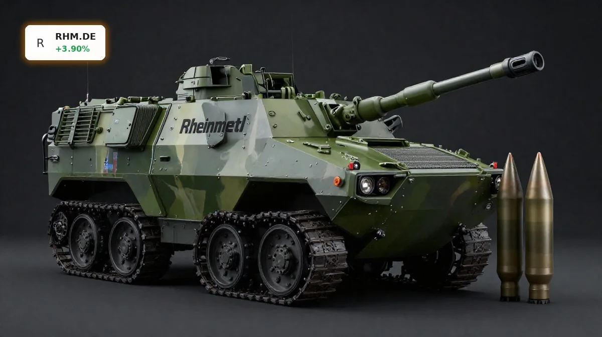 Rheinmetall Quartal im Fokus mit hochwertig inszenierten Rüstungsprodukten und wachstumsstarker Nachfragebasis