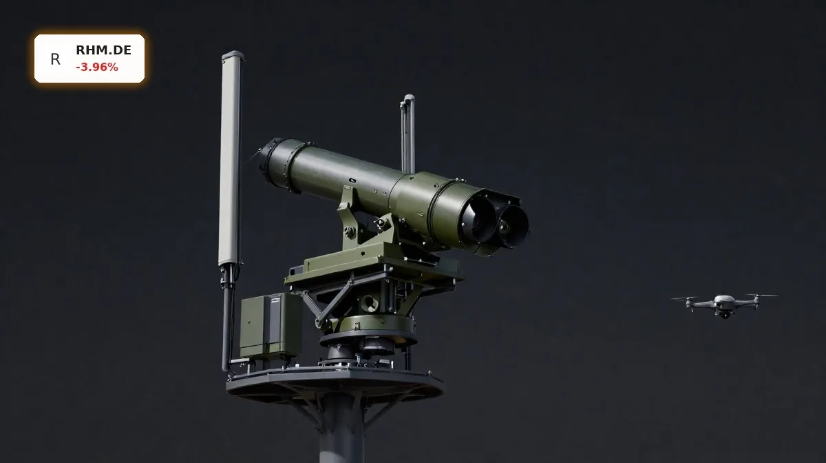Rheinmetall Drohnenabwehr als digitaler Schutzschild mit Sensoren und Laser gegen UAV-Bedrohungen an kritischer Infrastruktur